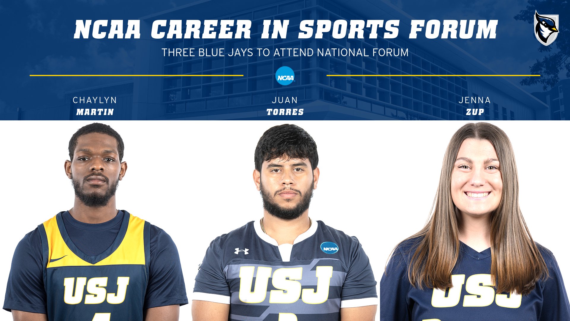 Martin, Torres, Zup Selected To Attend NCAA Career In Sports Forum