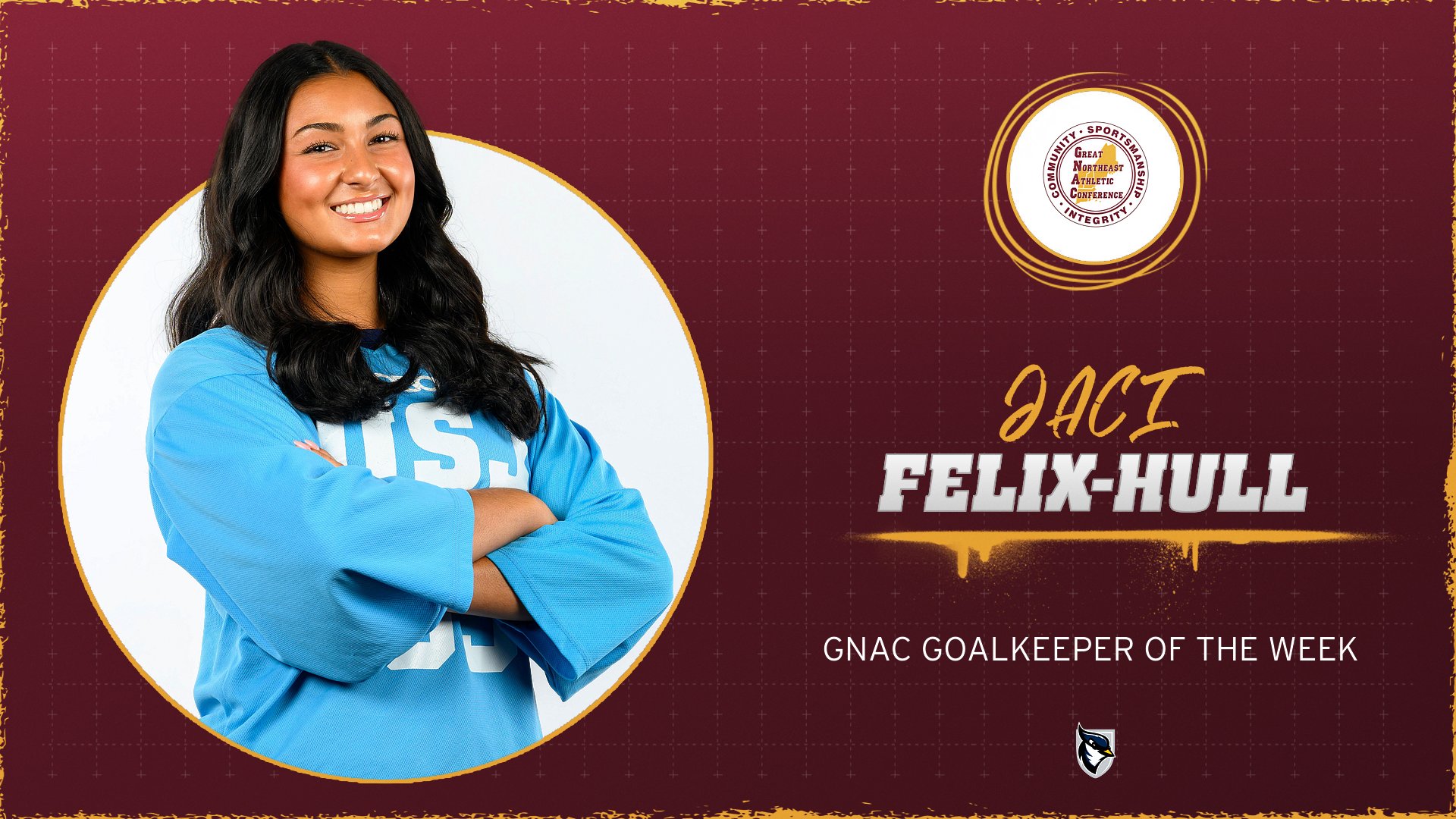 Felix-Hull Named GNAC Goalkeeper of the Week