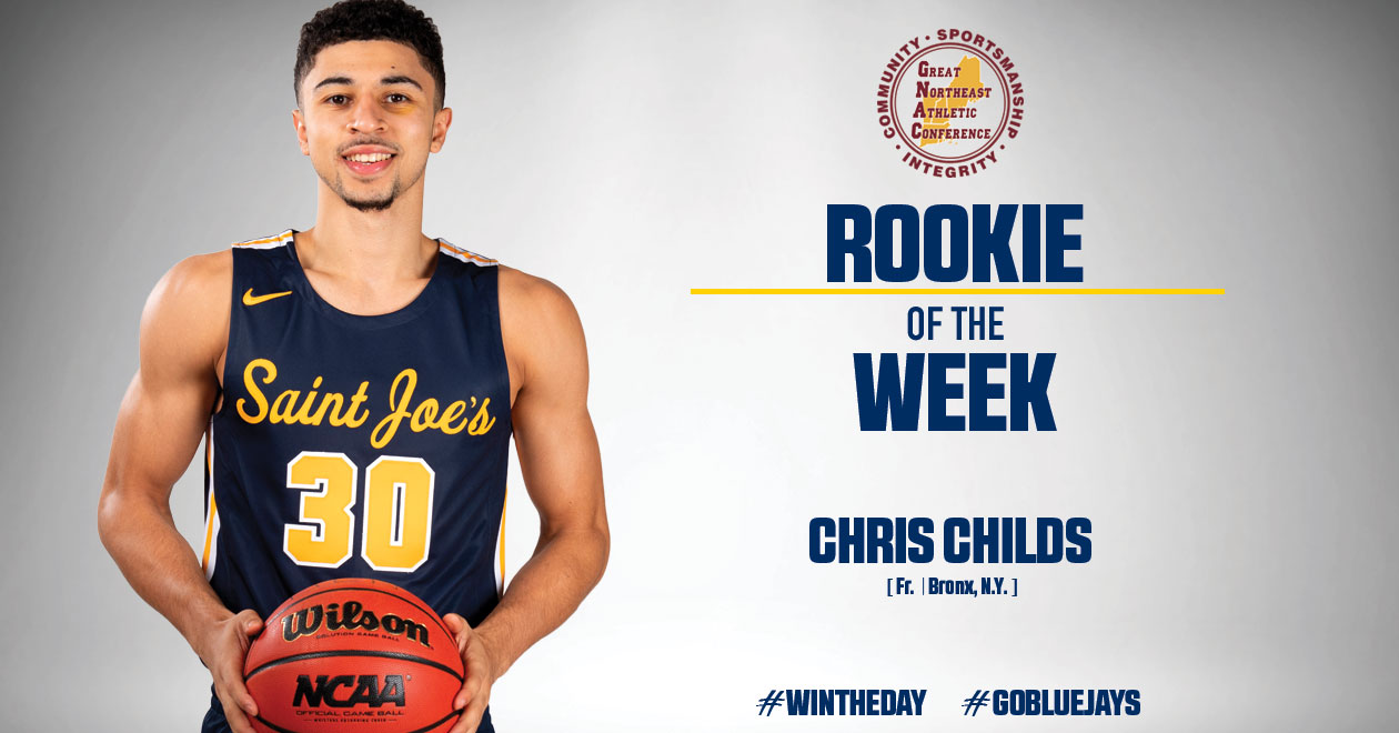 Childs Named GNAC Men's Basketball Rookie of the Week