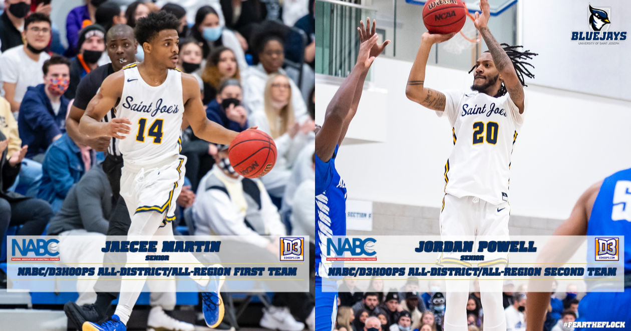 Martin, Powell Named NABC All-District, D3hoops All-Region