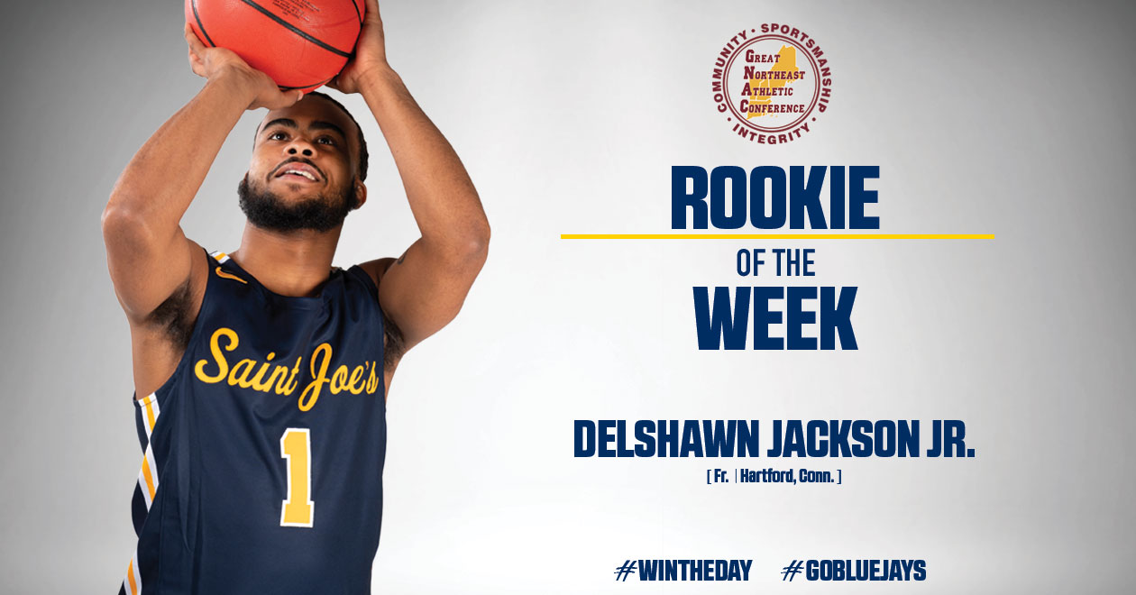 Jackson Jr. Named GNAC MBB Rookie of the Week for Third Time