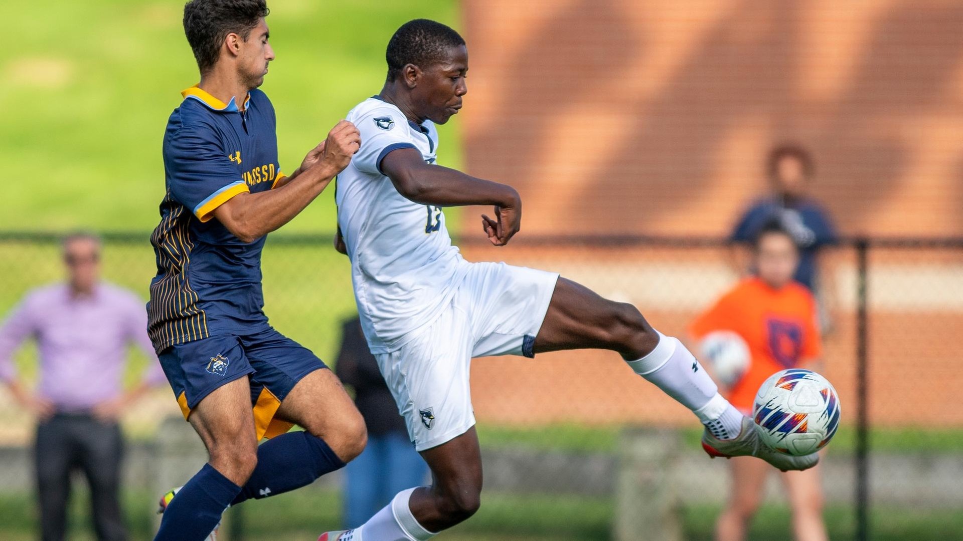Men's Soccer Outlasts SUNY Poly, Earns Season-Opening Victory, 5-3