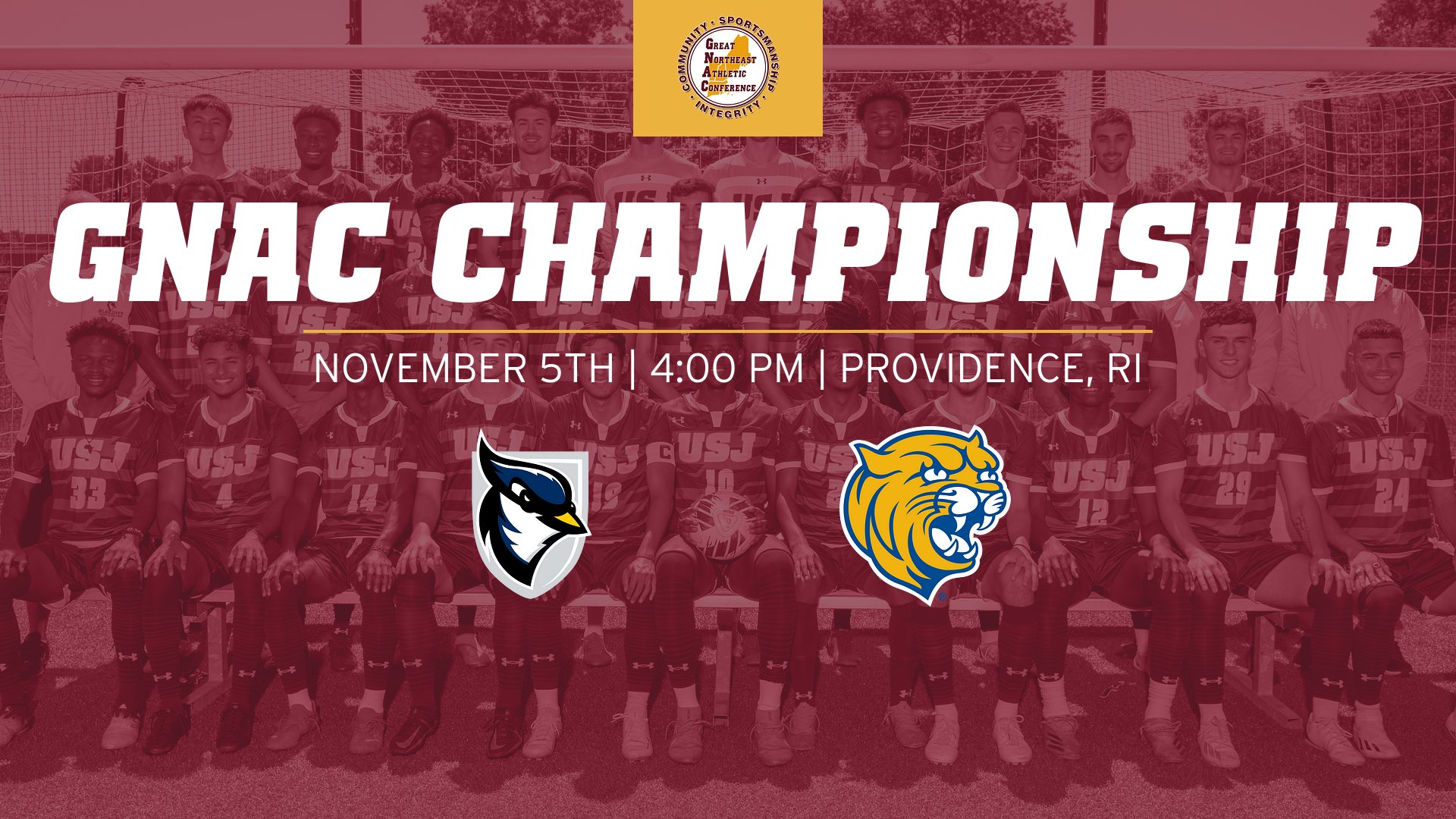 Men's Soccer Set to Take on JWU in GNAC Championship Match