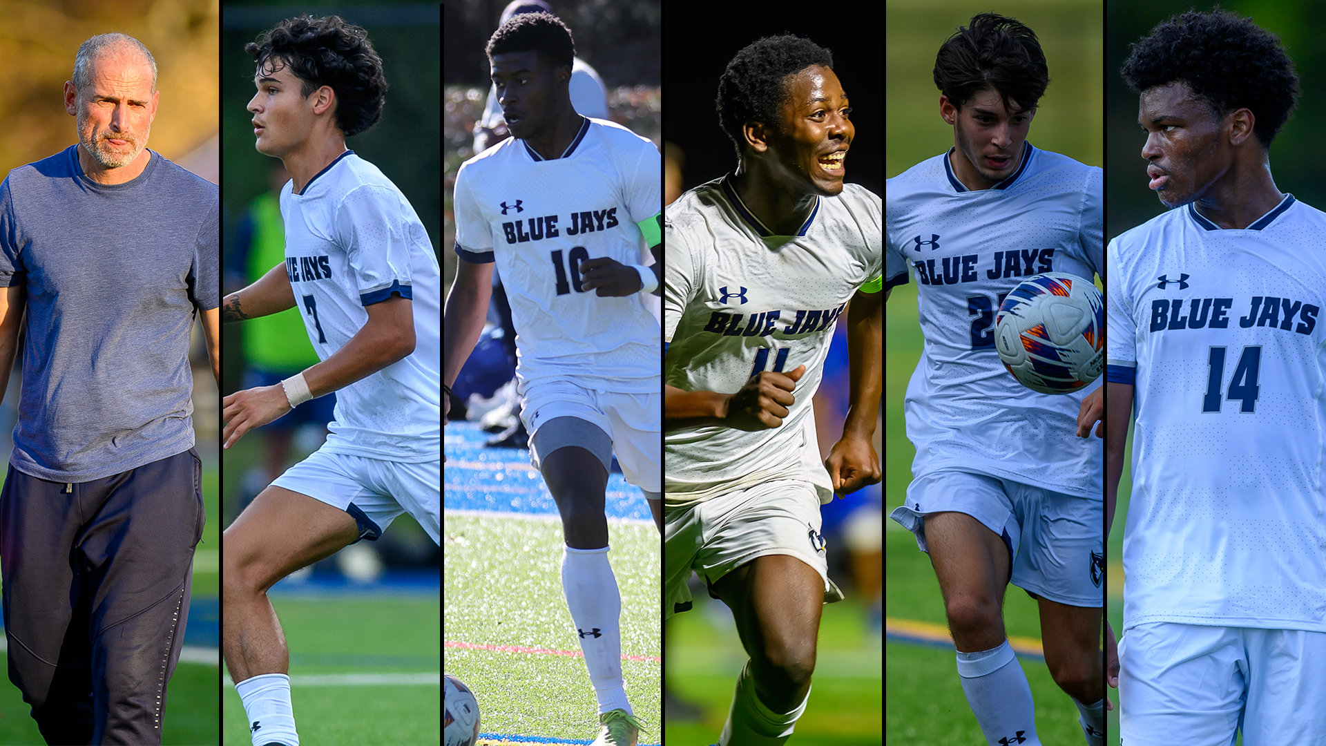 Wright Named GNAC Men's Soccer Coach of the Year, Five Blue Jays Earn All-Conference Recognition