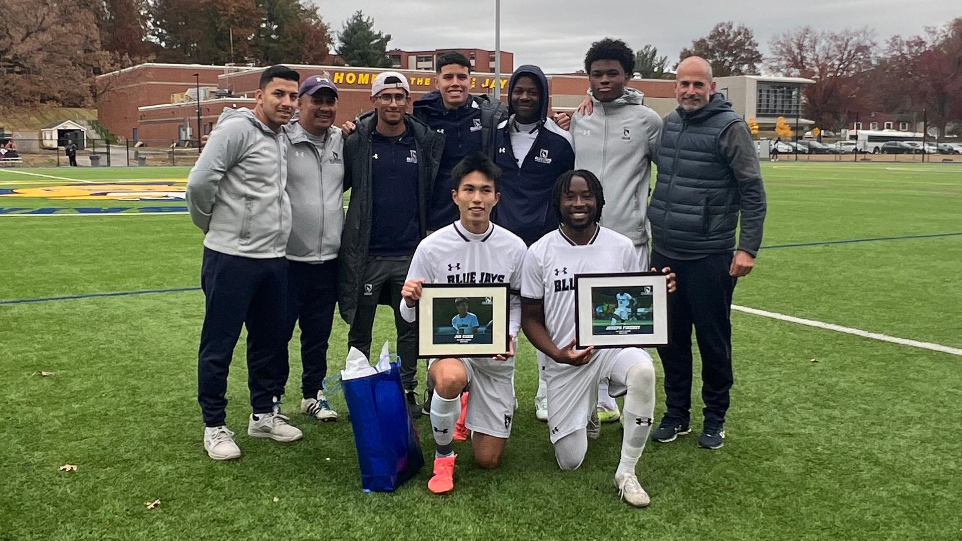 Men's Soccer Defeats Mitchell During Senior Day, Secures Top Seed in GNAC Playoffs