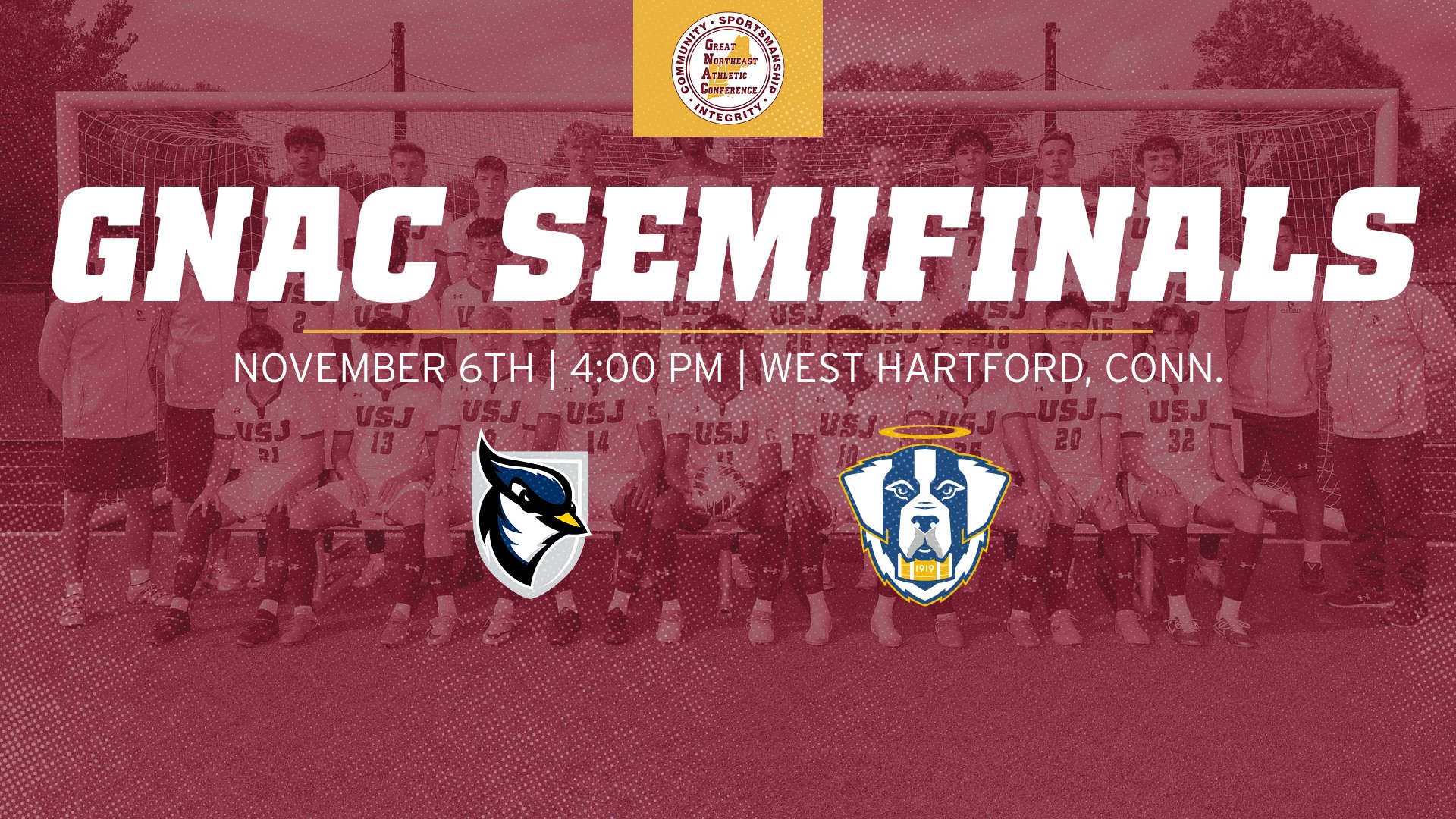 No. 1 Men's Soccer Set for GNAC Semifinal Clash Against No. 4 Emmanuel Wednesday