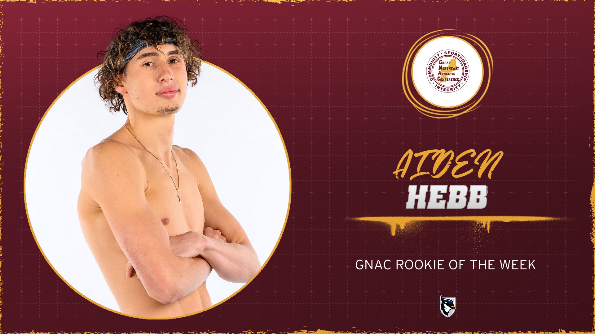 Hebb Named GNAC Men's Swimming & Diving Rookie of the Week