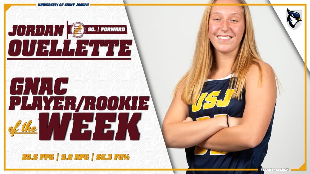 Ouellette Named GNAC Player & Rookie Of The Week