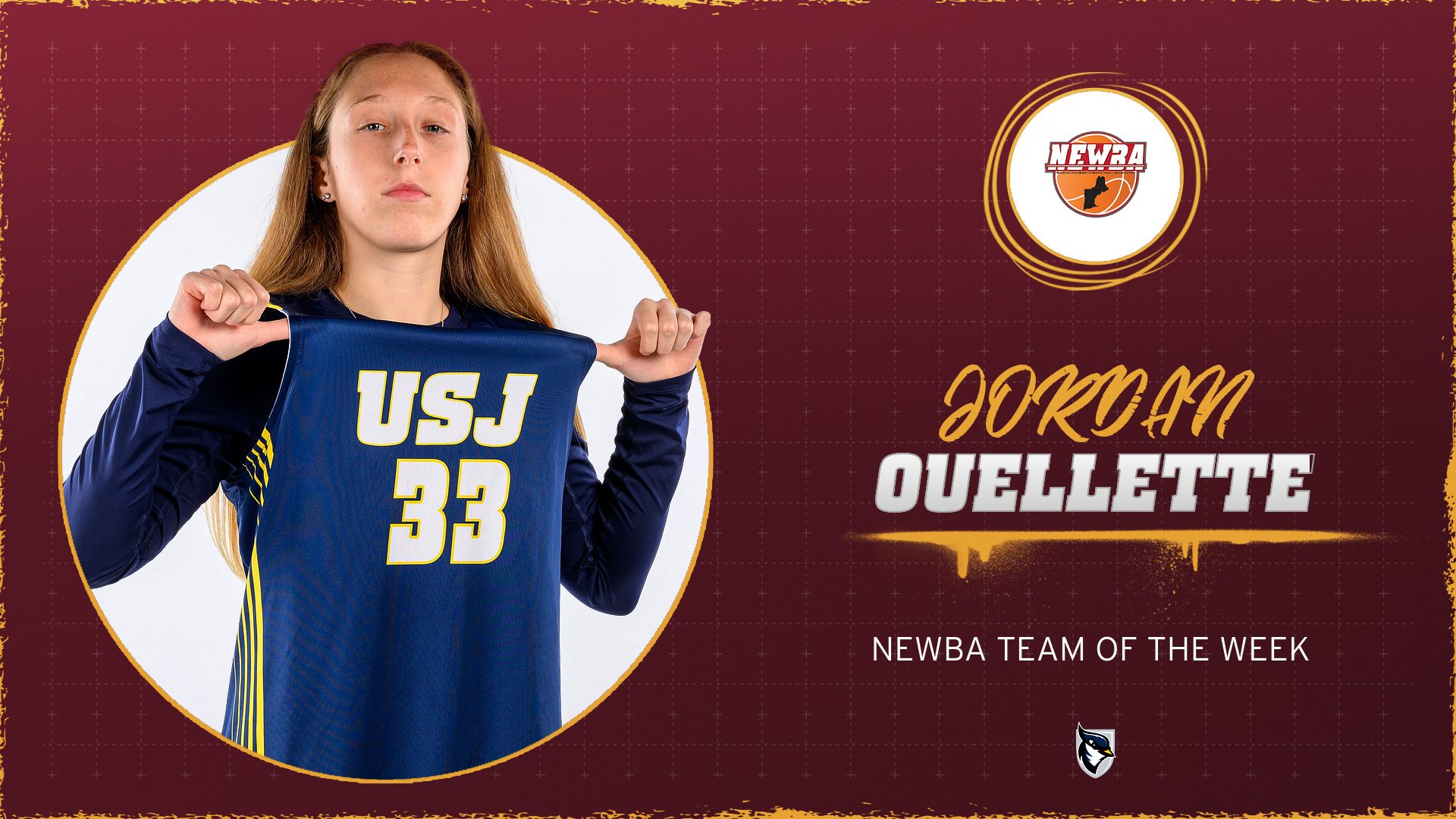 Ouellette Repeats as NEWBA Team of the Week Honoree