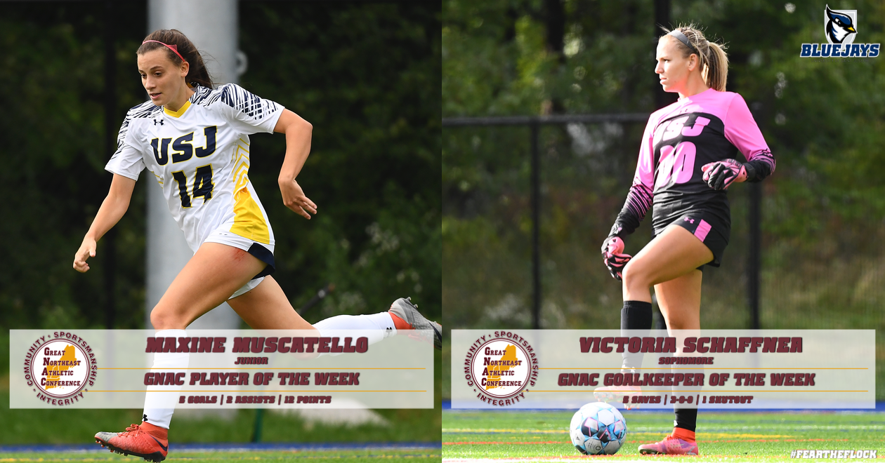 Muscatello, Schaffner Collect GNAC Weekly Awards