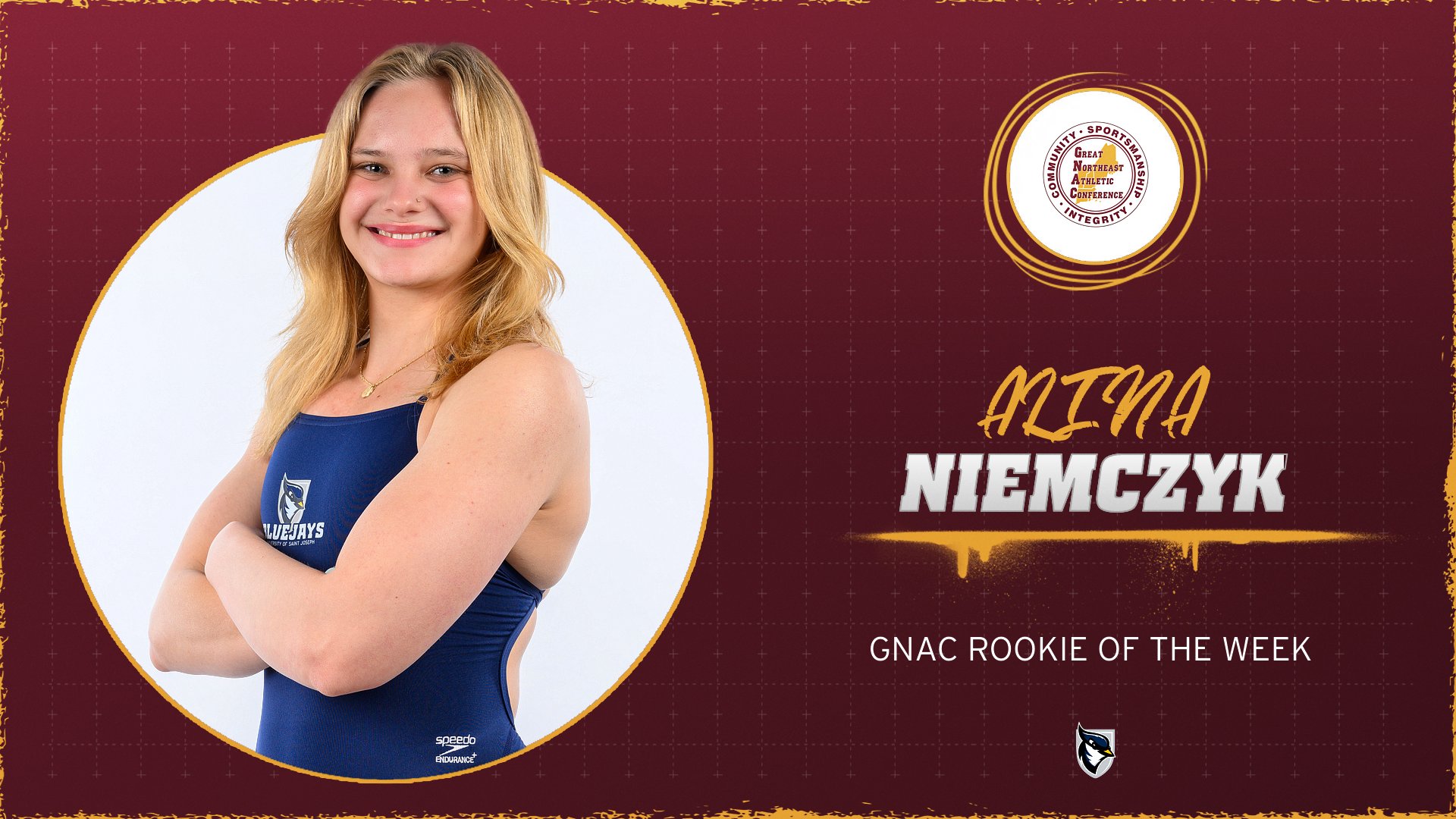 Niemczyk Named GNAC Women's Swimming & Diving Rookie of the Week