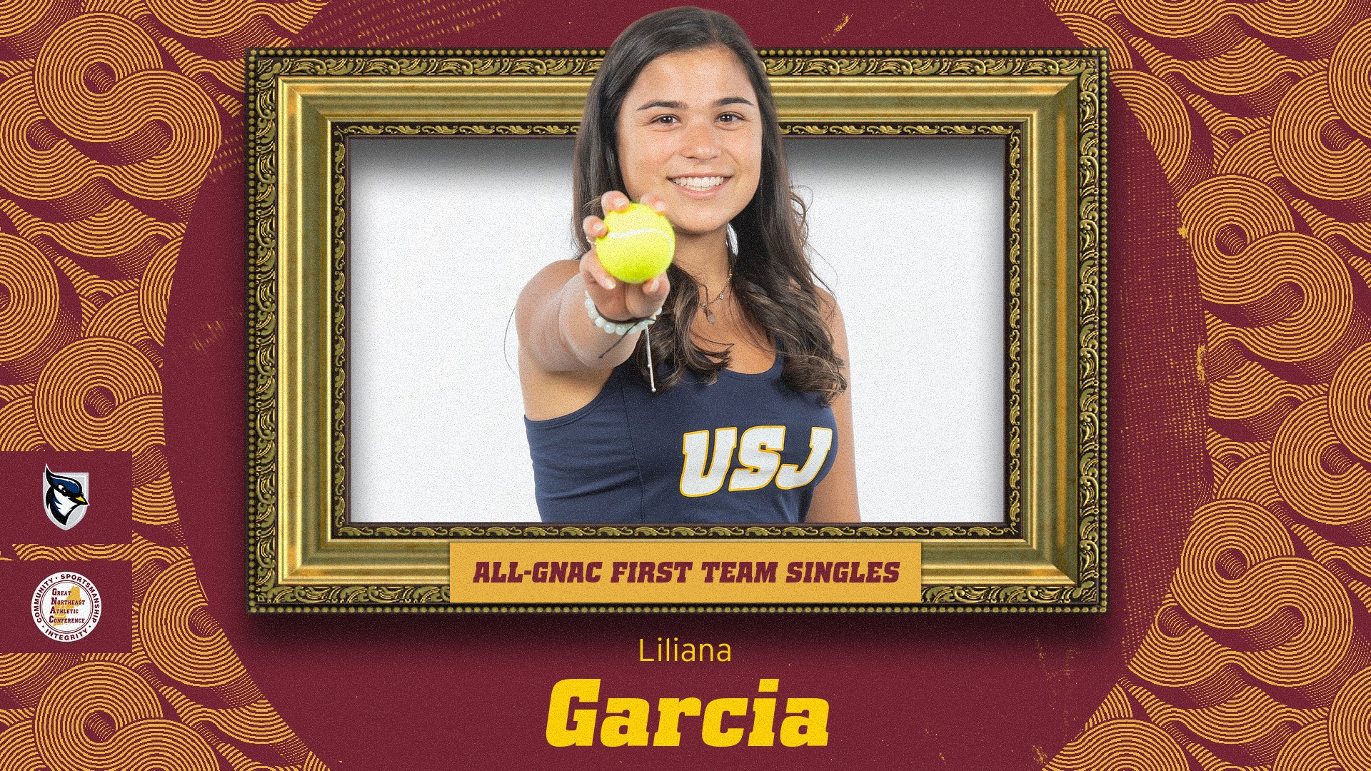 Garcia Named to Women's Tennis All-GNAC First Team